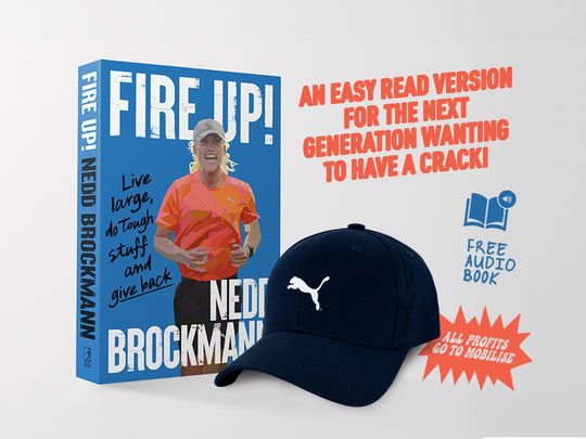 Pre Order: Fire Up! Book & Cap Bundle