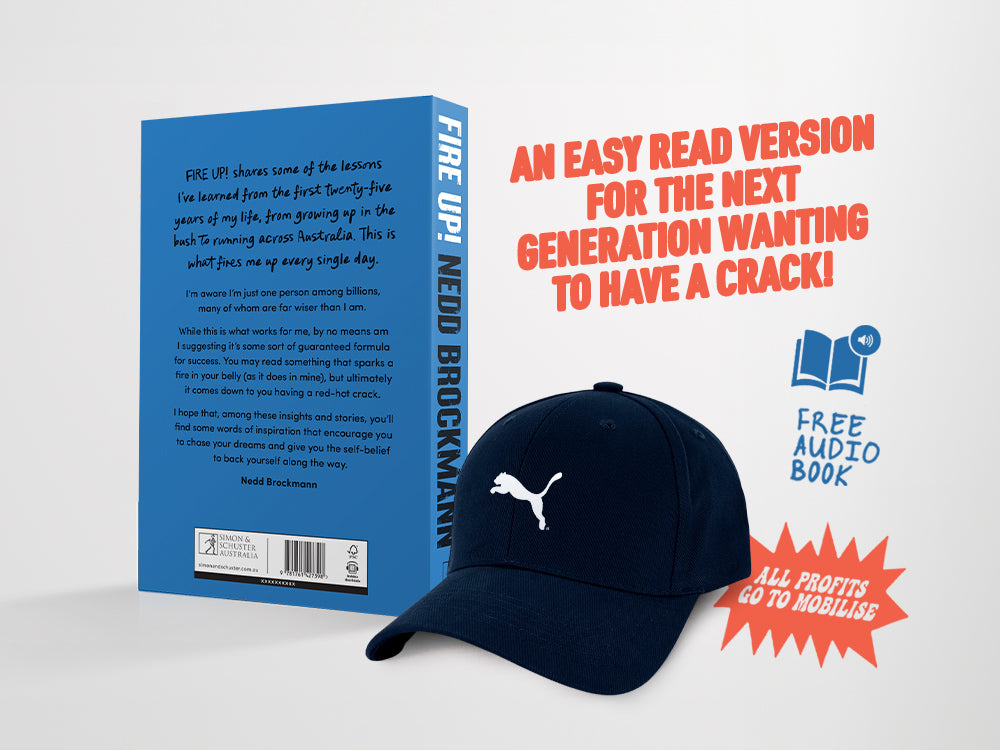 Pre Order: Fire Up! Book & Cap Bundle